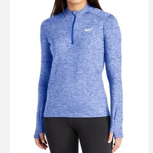 NIKE Shirt Dri Fit Long Sleeve Blue XL